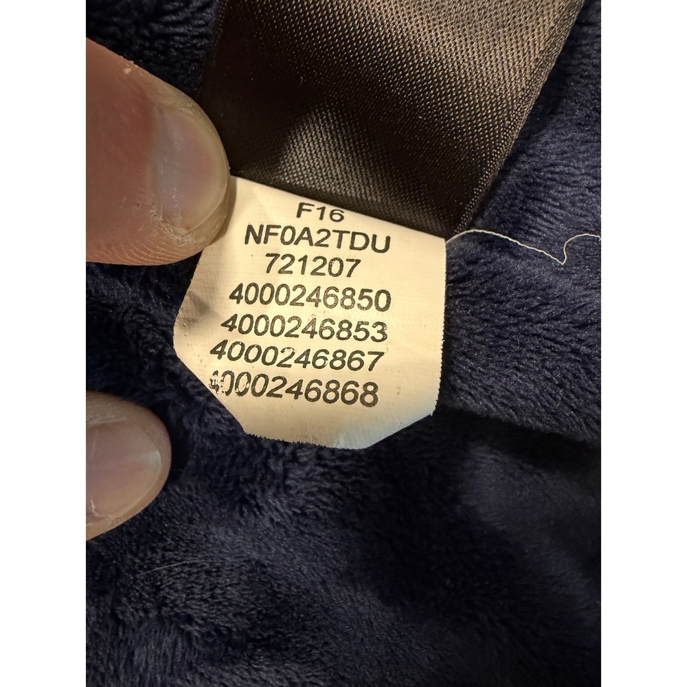 The North Face Womens Shelbe Raschel Hooded Softshell Jacket Navy Blue Medium - Picture 10 of 13